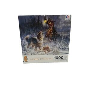 Larry Fanning Puzzle 1000 Pc JUST IN TIME Cowboy Rancher Western Art